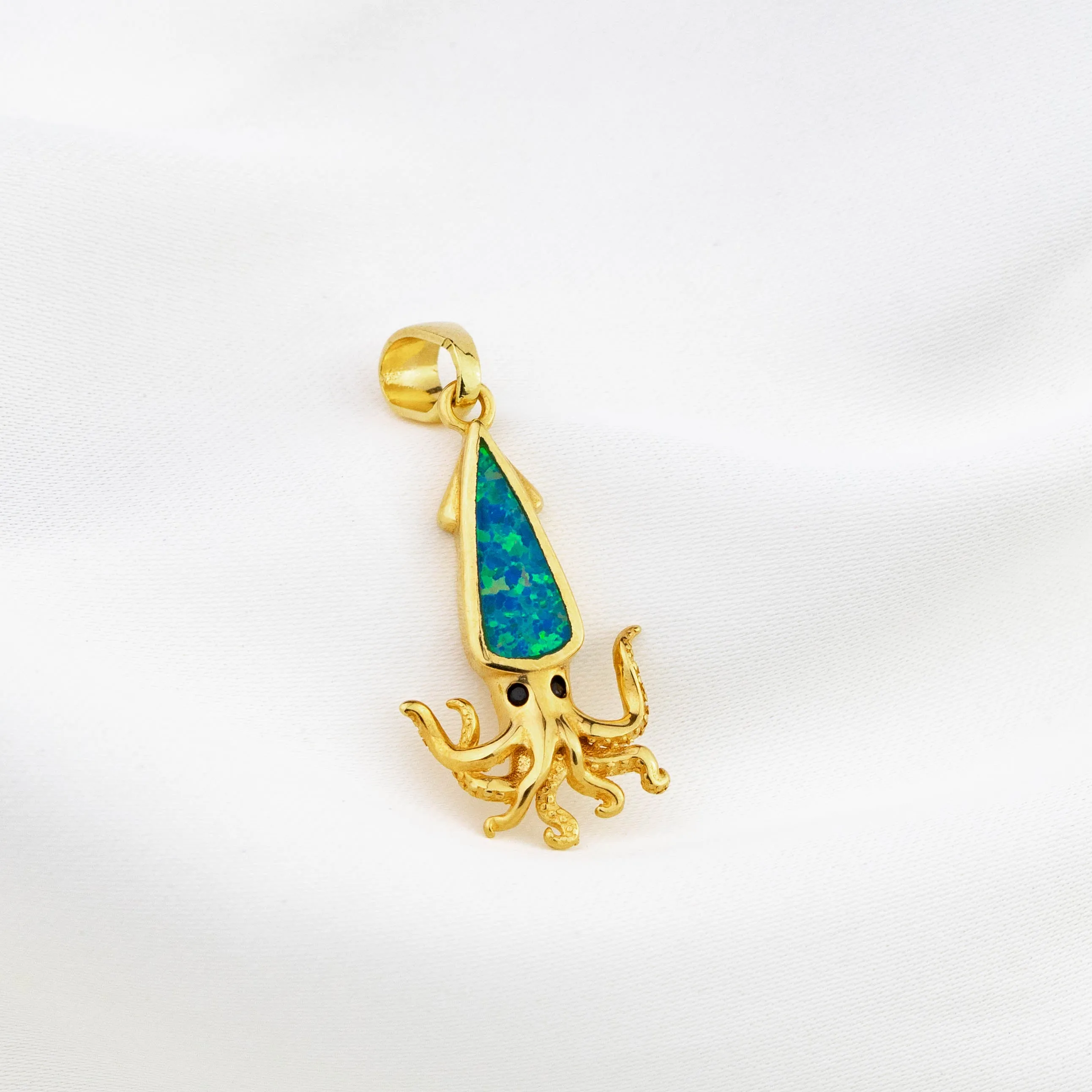 Opal Squid Necklace