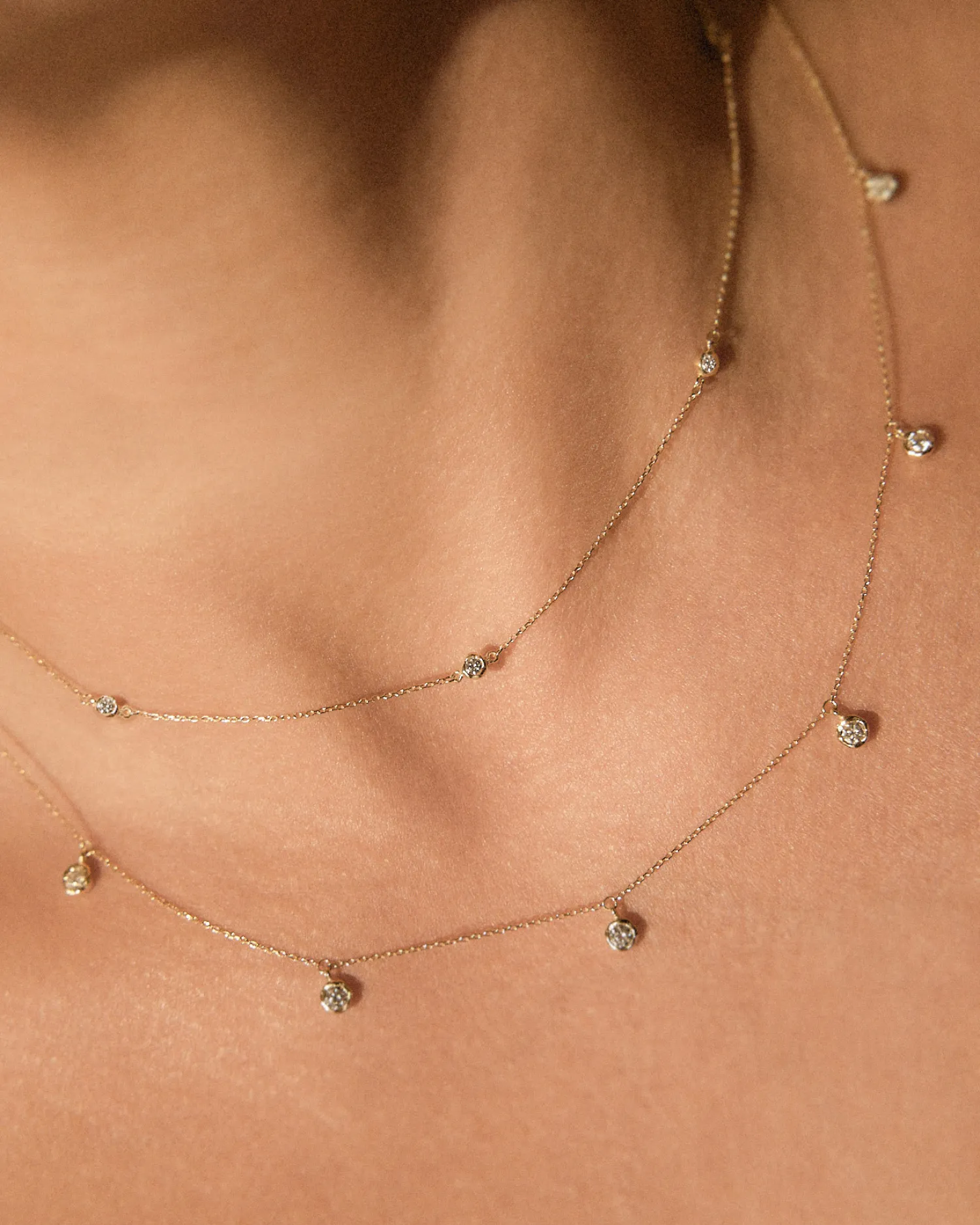 Opal Station Necklace