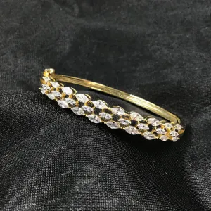 Openable Zircon/AD Bracelet 3233-11