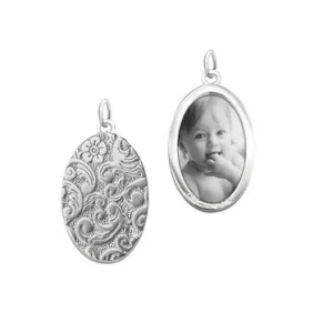 OVAL HALF-LOCKET