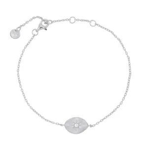Paige Hammered Star Bracelet | 925 Sterling Silver