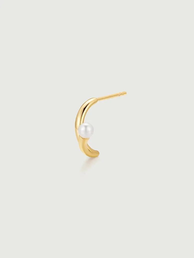 Pearl Arc Earrings