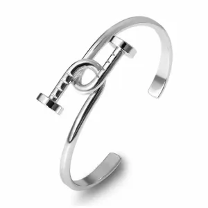 Promise Double Nail Cuff Bracelet - Gold/Silver