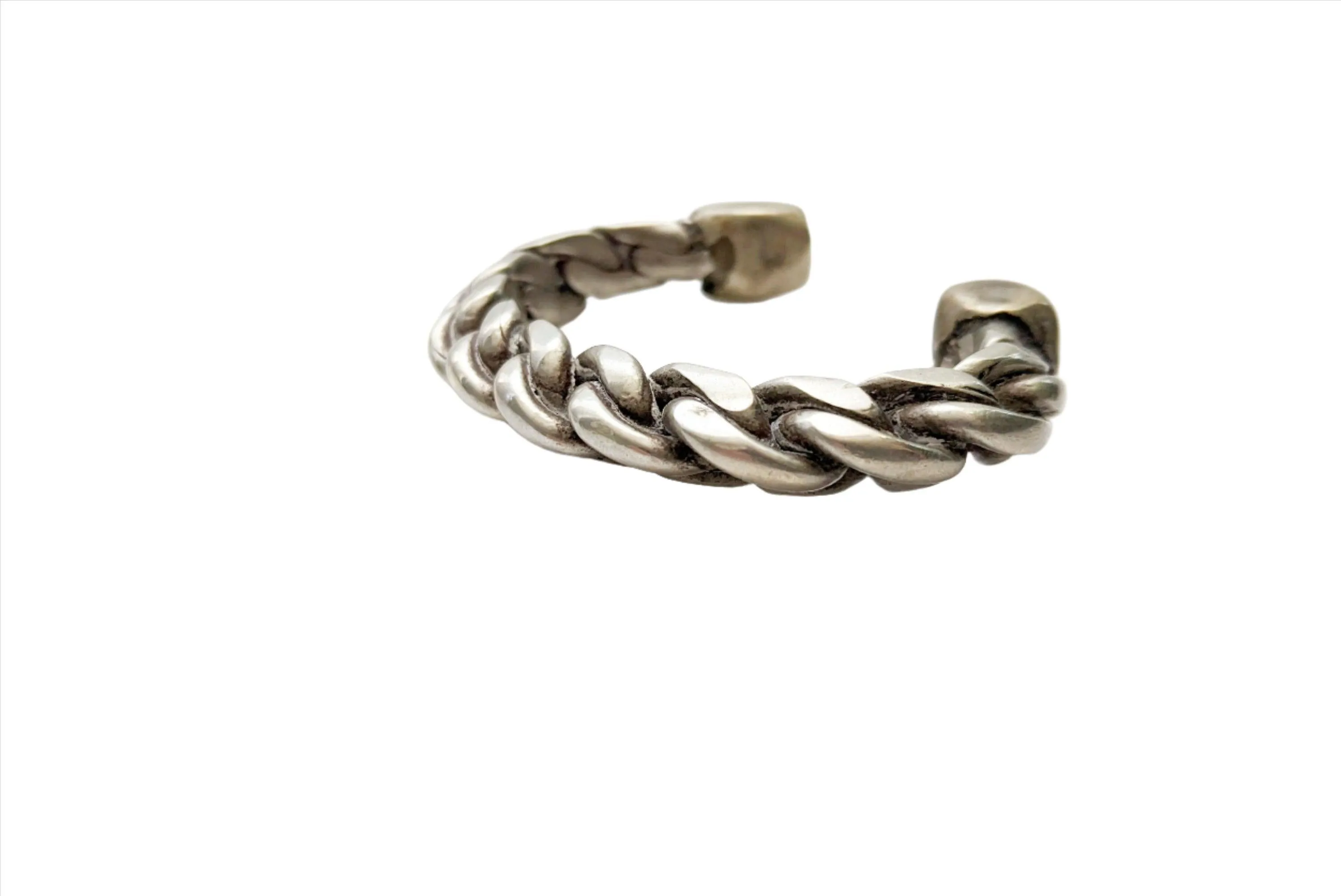 Rare Palestinian or Egyptian Braided Cuff Bracelet