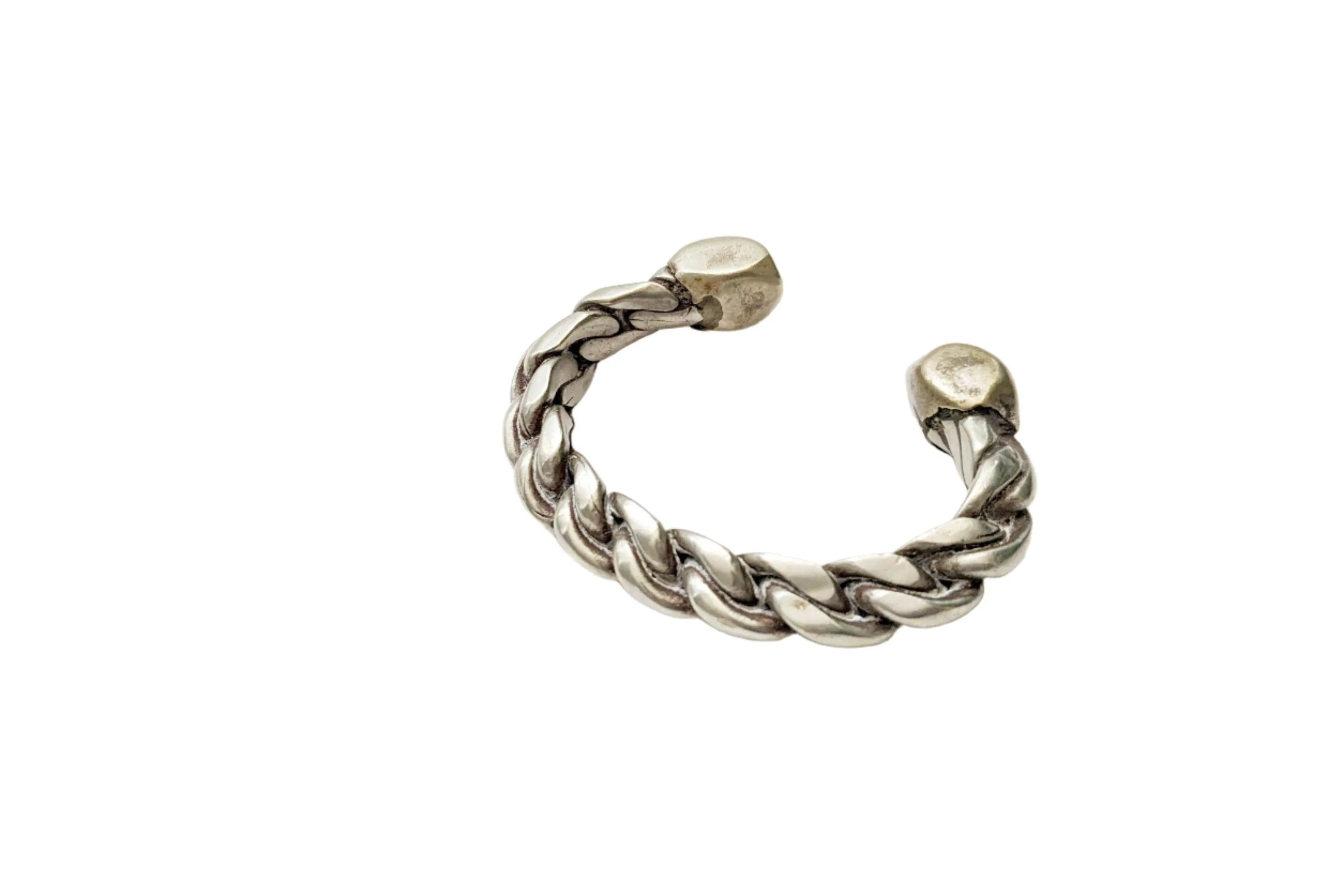 Rare Palestinian or Egyptian Braided Cuff Bracelet