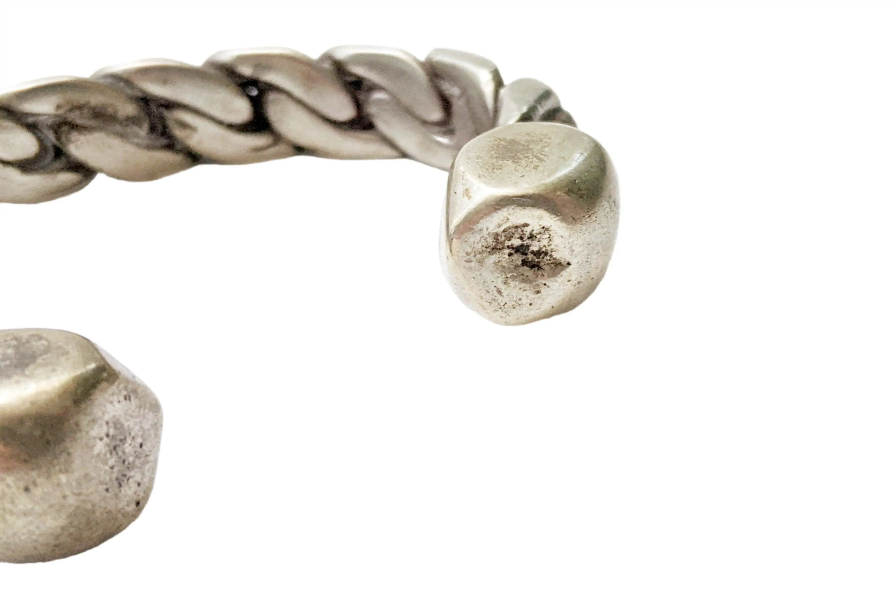 Rare Palestinian or Egyptian Braided Cuff Bracelet