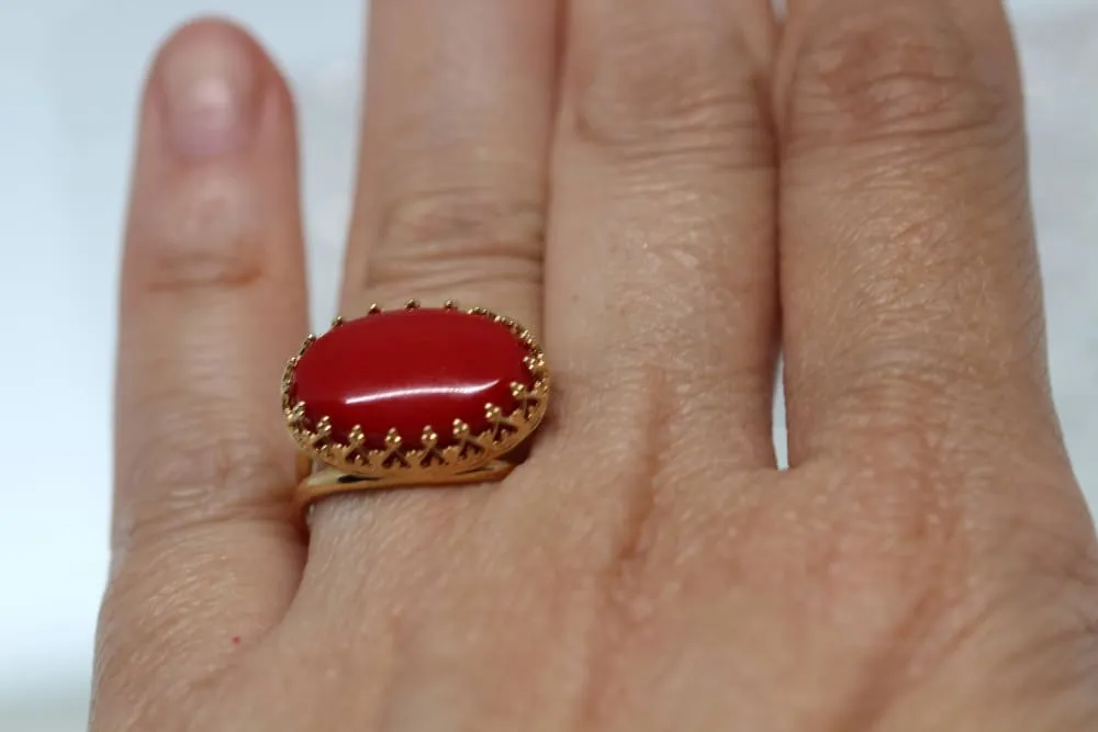 Red Gemstone Ring