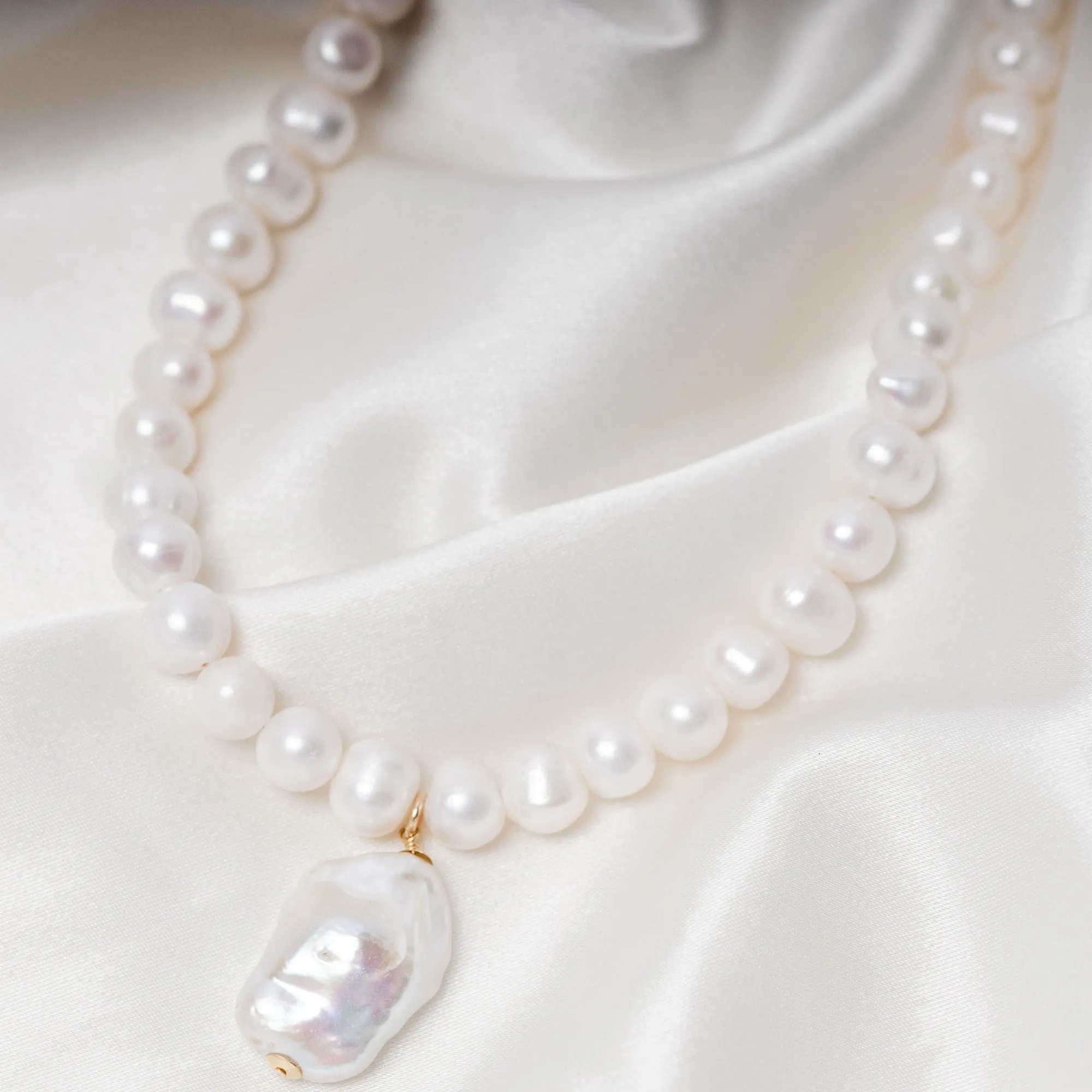 Riviera Pearl Necklace