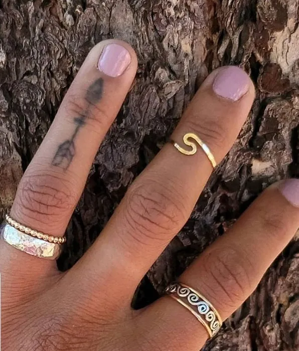 S-Shape Ring - 14K Gold Fill