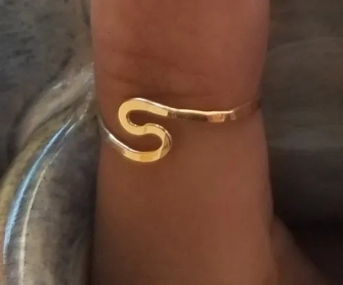 S-Shape Ring - 14K Gold Fill