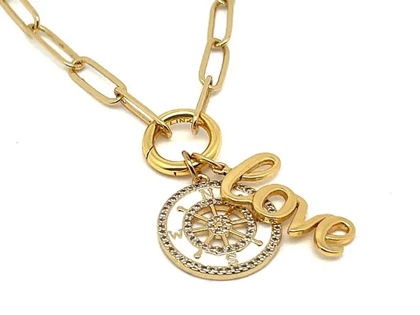 Sparkling Compass Pendant