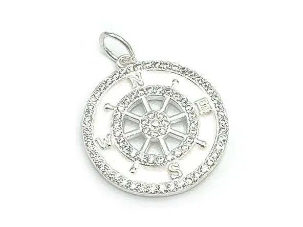 Sparkling Compass Pendant