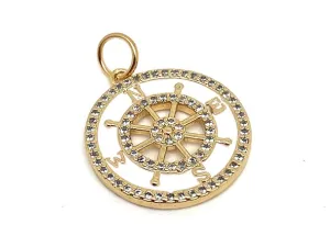 Sparkling Compass Pendant