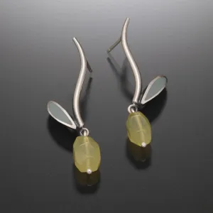 Stem Earrings (blue)