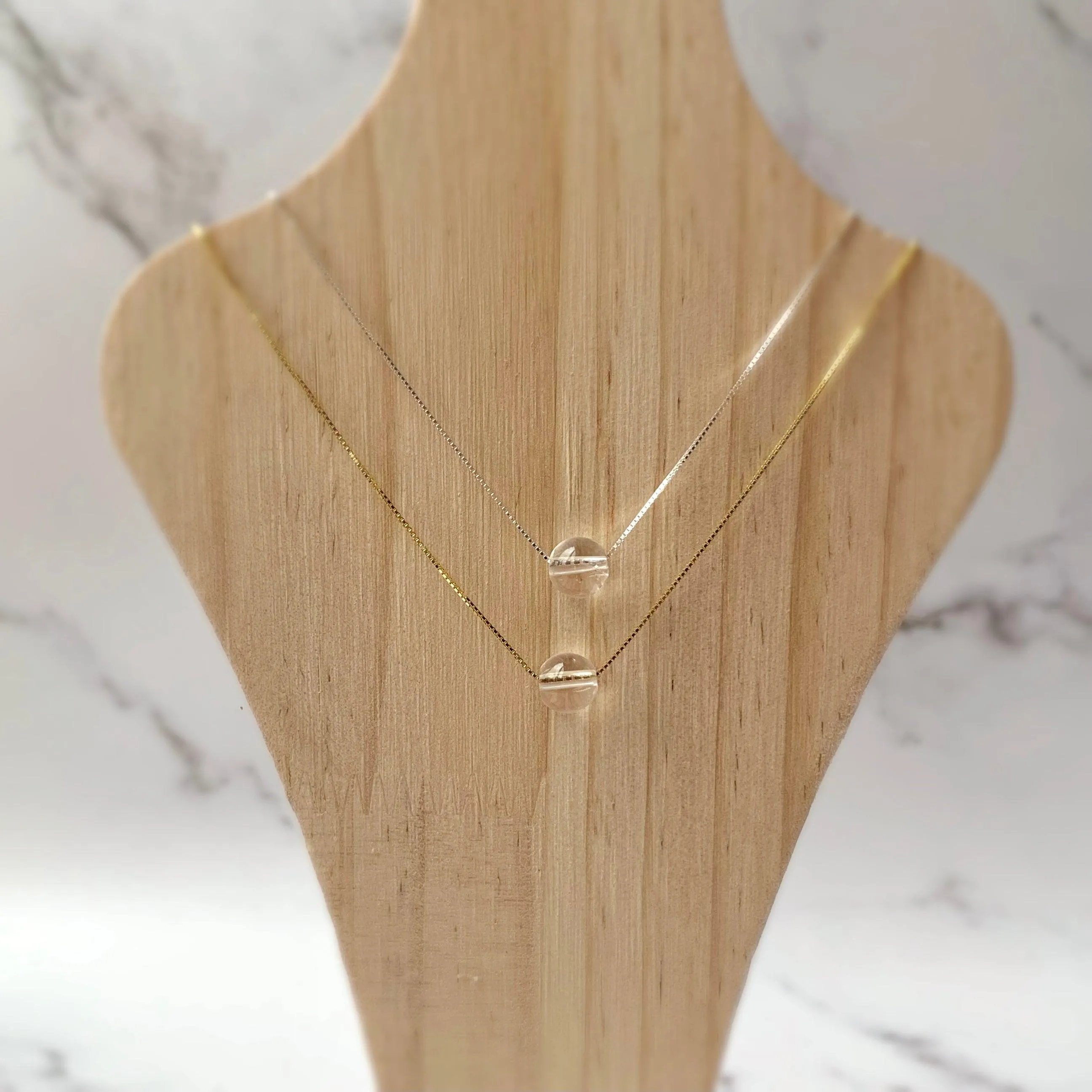 Sterling Silver Gemstone Beaded Necklace