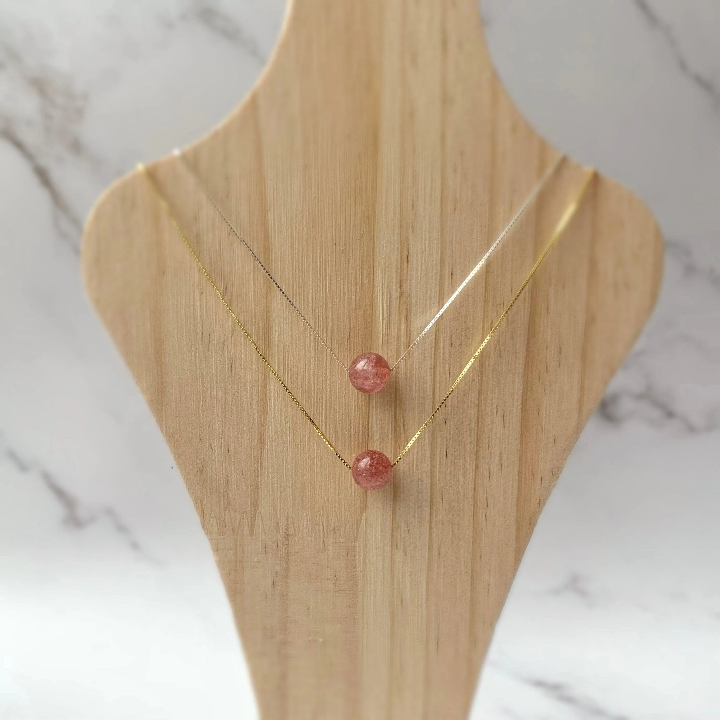 Sterling Silver Gemstone Beaded Necklace