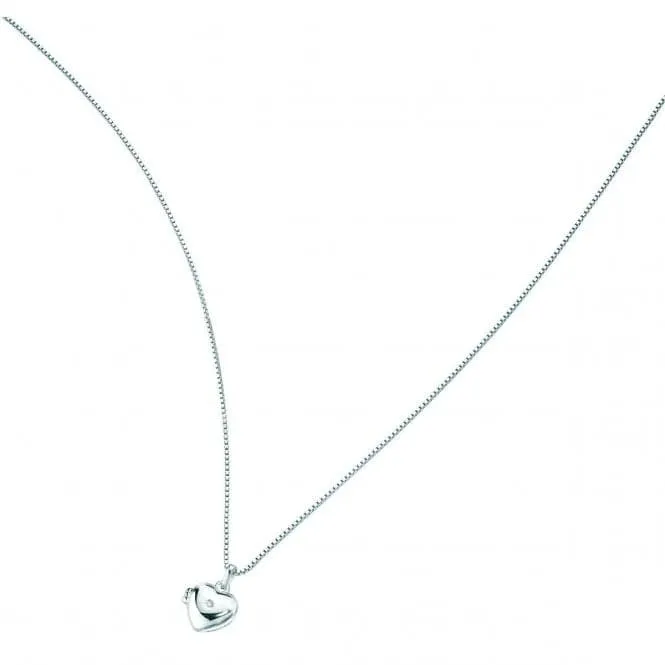 Sterling Silver Medium Heart Locket Pendant P2549