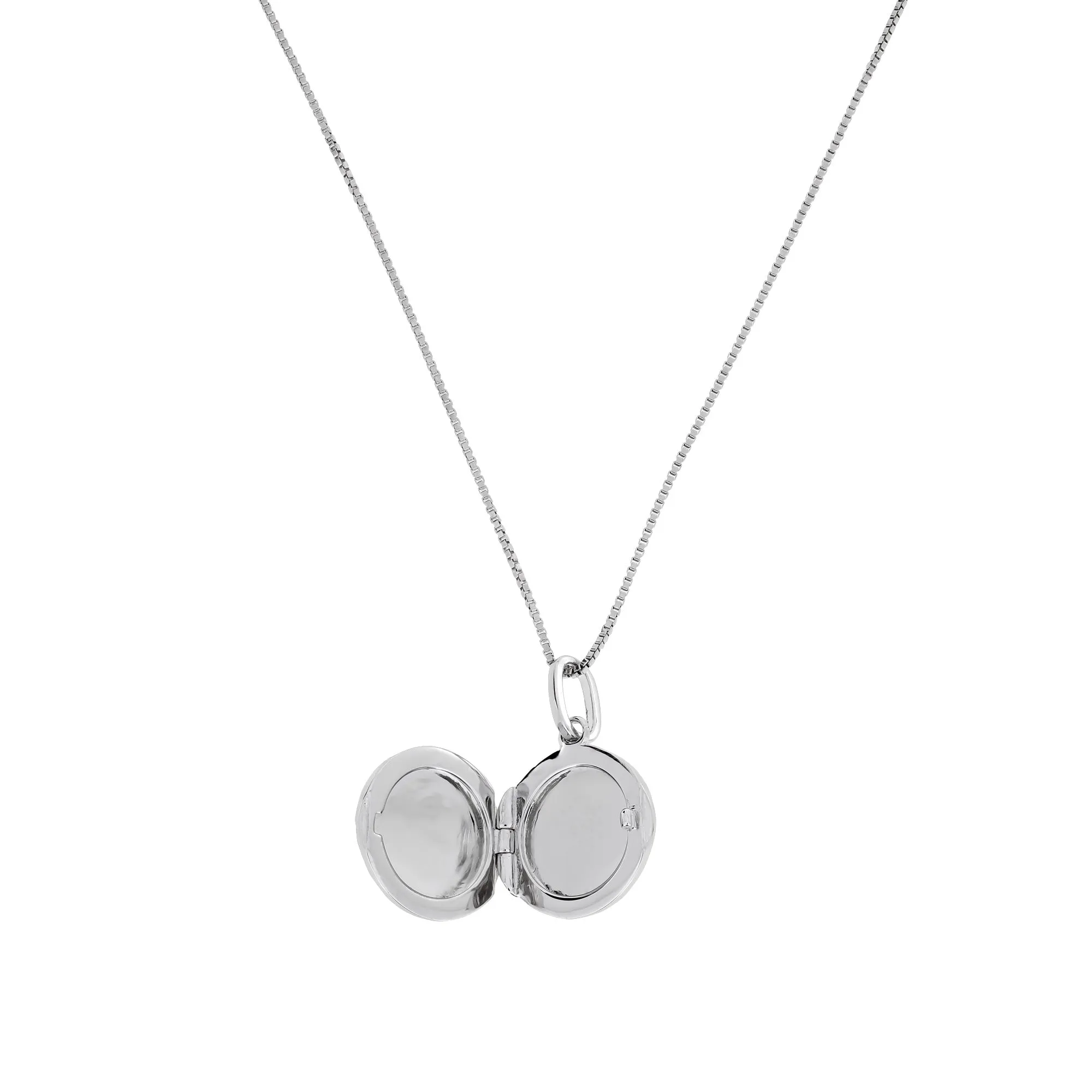 Sterling Silver Polished Elements Locket Pendant