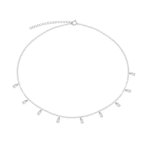 THE HANGING EMERALD CUT CHOKER NECKLACE