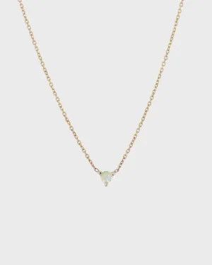 The Petite Opal Birthstone Necklace