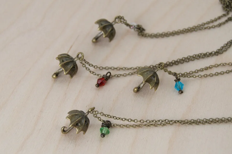 Umbrella BFF Necklace (Sold Singly)