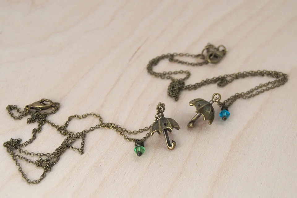 Umbrella BFF Necklace (Sold Singly)