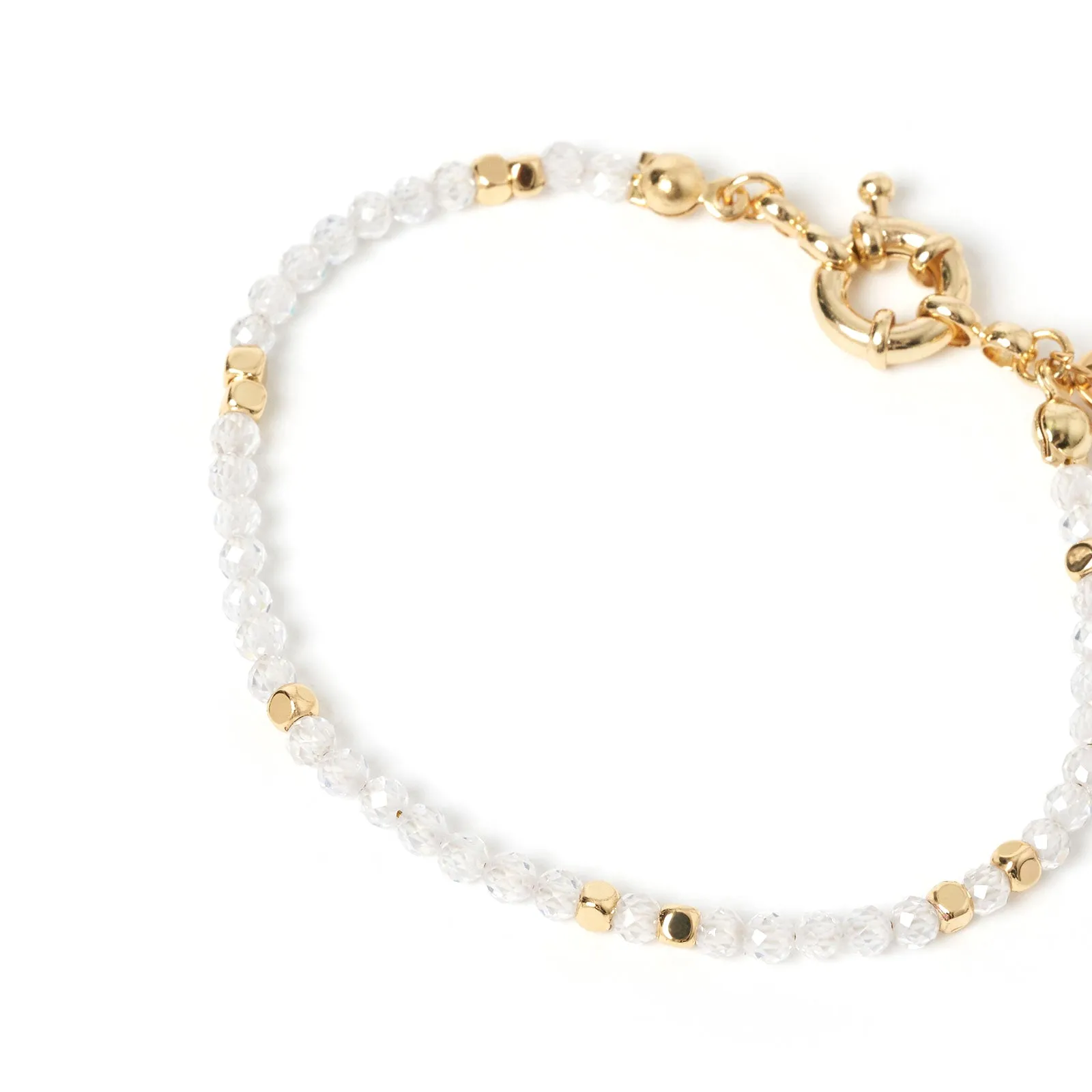 Vienna Gemstone Bracelet - Clear Quartz