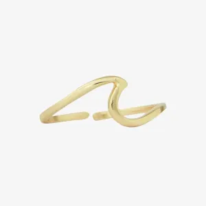 Wave Toe Ring