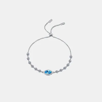 Women's Adjustable Bracelet 1 Carat Moissanite 925 Sterling Silver Jewelry Fine Jewelry Luxury