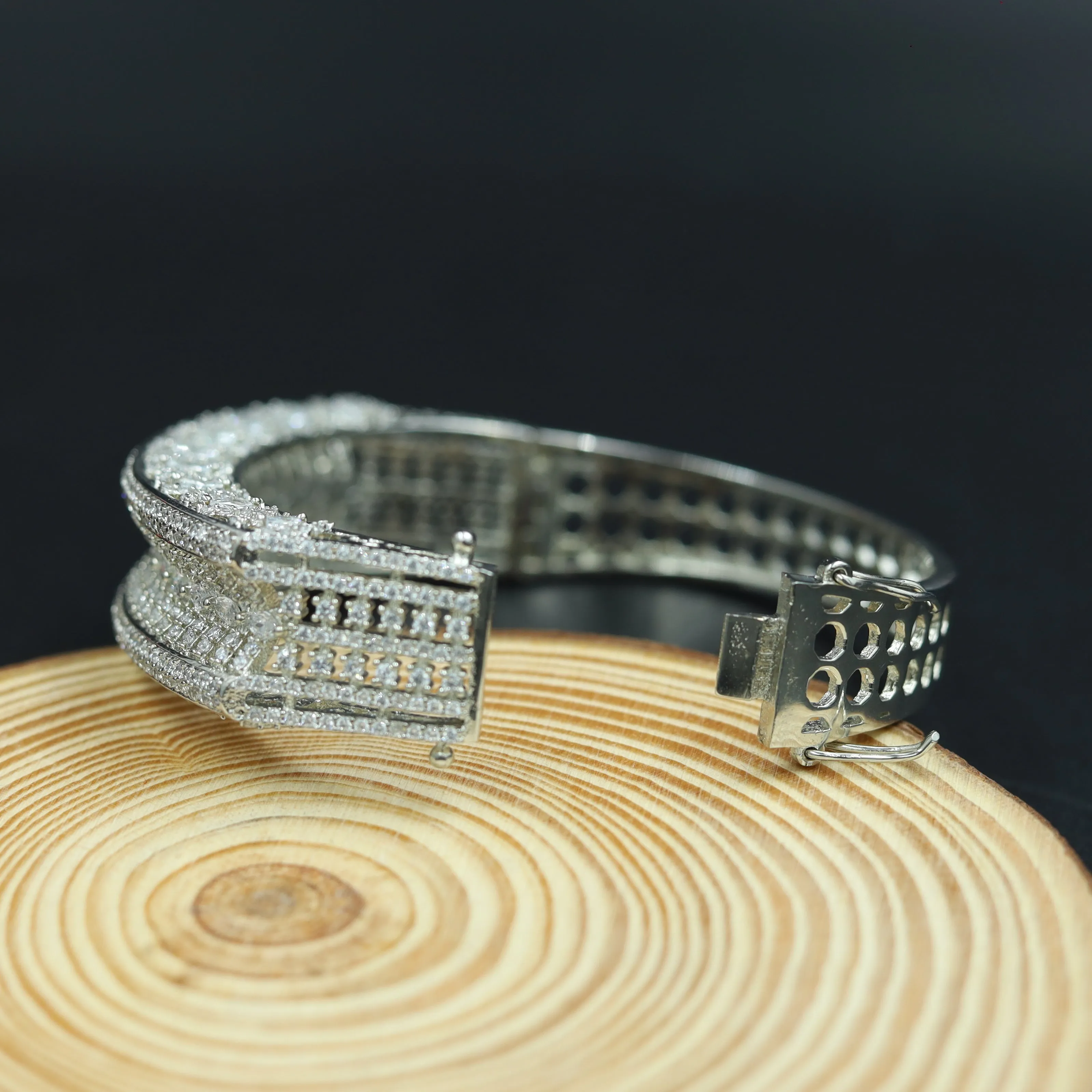 Zircon/AD Silver Bracelet 16541-3688